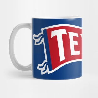 Texas Pennant - Blue Mug